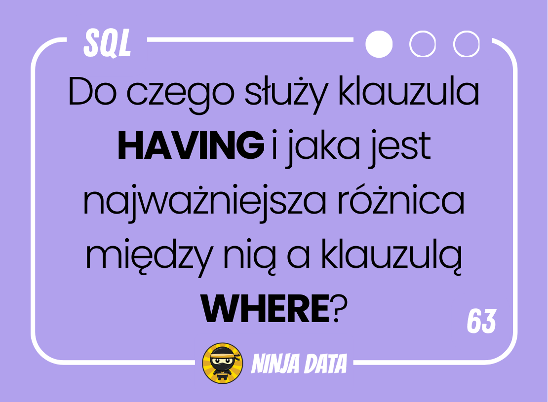 Fiszka SQL przód